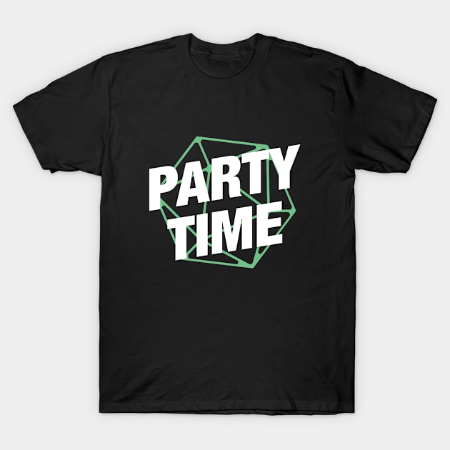 Party Time - RPG LARP Gaming T-Shirt by pixeptional